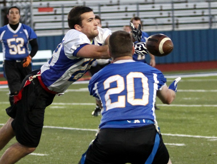 Blue Santa Flag Football
